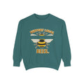 Support Local Bees Sweatshirt — Vintage Bee Graphic Eco-Friendly Pullover